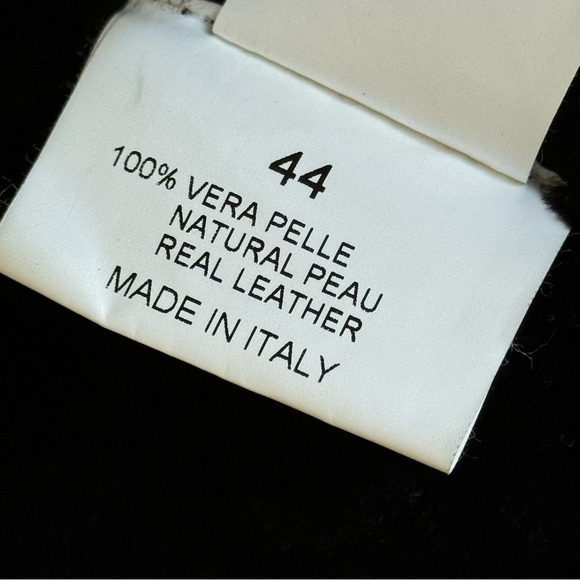 Moschino women’s leather winter coat/jacket size XS-S Black made in Italy, New! - Picture 7 of 16